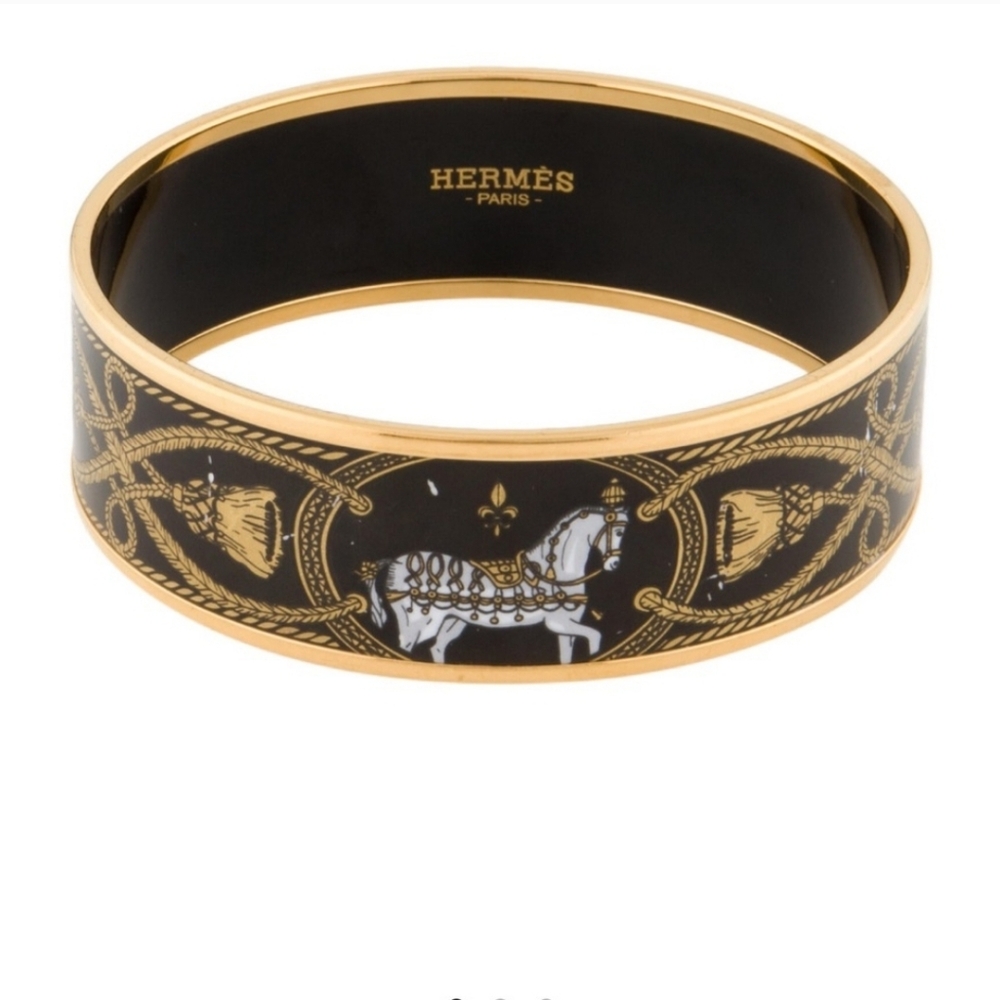 Hermes Black and Gold Bracelet - Picture 2 of 5
